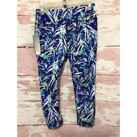 NWT EXERTEK Athletics Pant Cut Out Leg Accents Size Petite Medium NEW - Picture 10 of 14